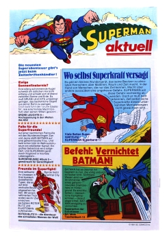 DC Comics Superman präsentiert: Wundergirl Comic (Wonder Woman) Nr. 9 (1981)